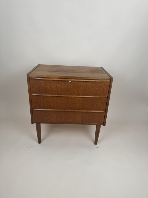 ⭐️ Mid-Century Danish Teak Chest Of Drawers