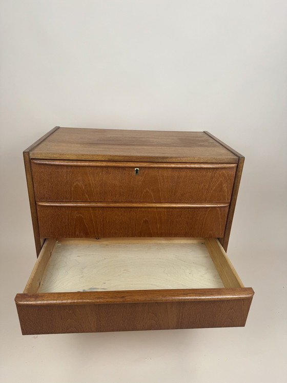 Image 1 of ⭐️ Mid-Century Danish Teak Chest Of Drawers