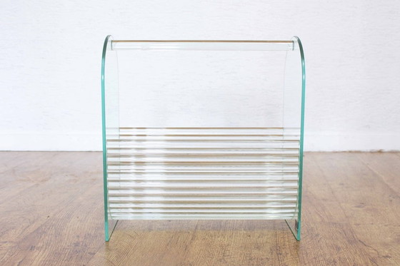 Image 1 of Glass magazine rack Marais International 1980