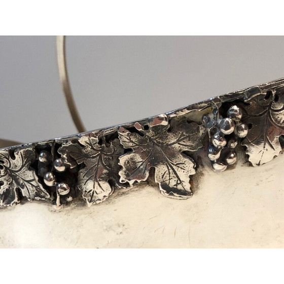 Image 1 of Vintage silver plated bottle holder, France 1930