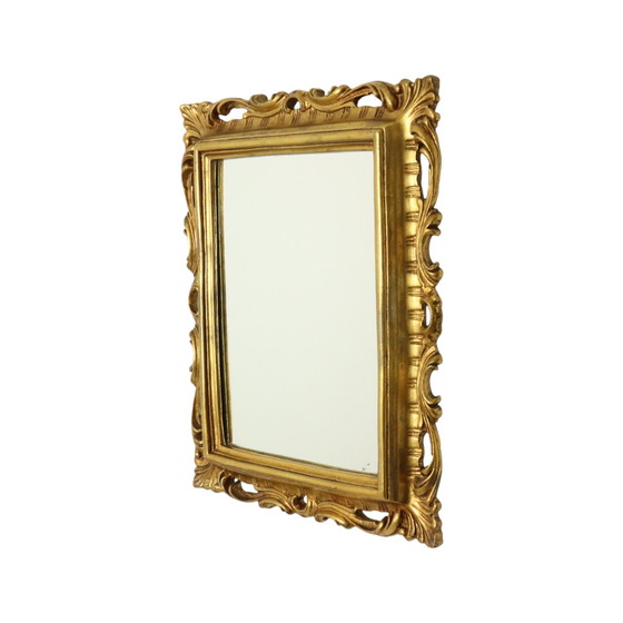 Image 1 of French Mirror Gold Leaf Baroque Style