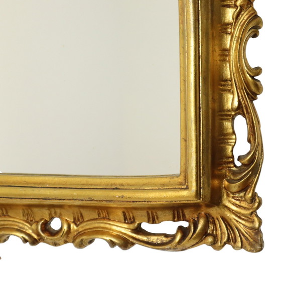 Image 1 of French Mirror Gold Leaf Baroque Style