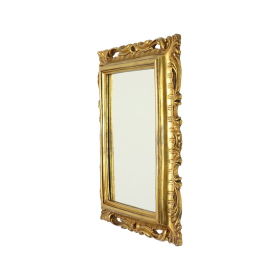 Image 1 of French Mirror Gold Leaf Baroque Style