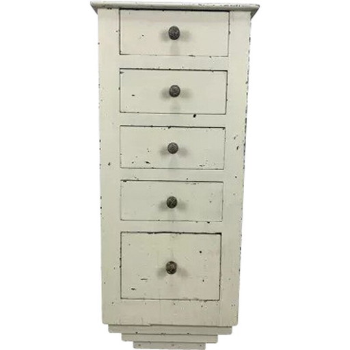 Armario artesanal vintage con cajones