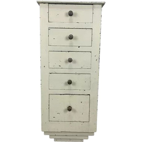 Image 1 of Mobiletto artigianale vintage con cassetti