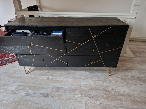 Image 1 of Dresser Gold Vein Kare Design