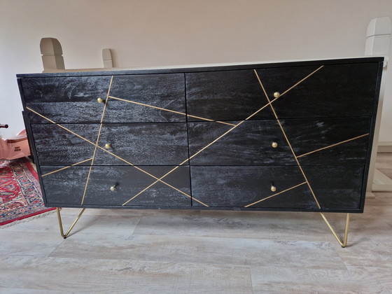 Image 1 of Dresser Gold Vein Kare Design