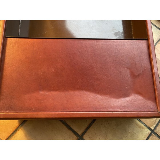 Image 1 of Vintage leather coffee table for De sede, Switzerland