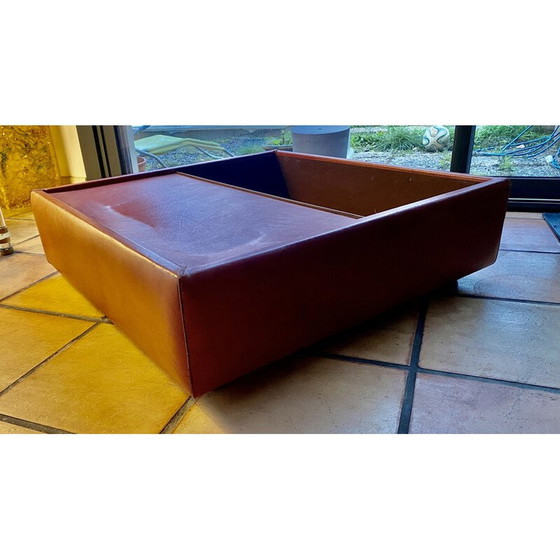 Image 1 of Vintage leather coffee table for De sede, Switzerland
