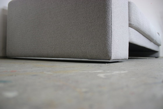 Image 1 of Divano di design Rolf Benz Ego Couch a quattro posti in tessuto grigio, nuova fodera