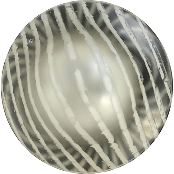 Image 1 of Vintage glass wall lamp by Peill & Putzler, Germany 1965s