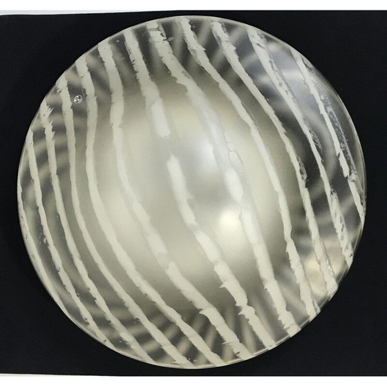 Image 1 of Vintage glass wall lamp by Peill & Putzler, Germany 1965s