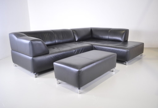 Leolux Faya Lobi corner sofa + footstool