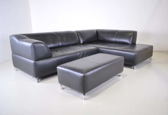 Image 1 of Leolux Faya Lobi corner sofa + footstool