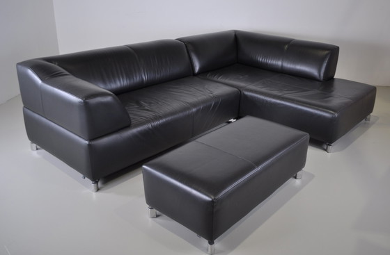 Image 1 of Leolux Faya Lobi corner sofa + footstool