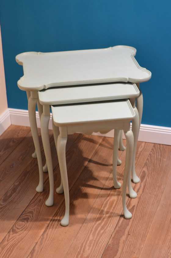 Image 1 of 3x Vintage nesting tables