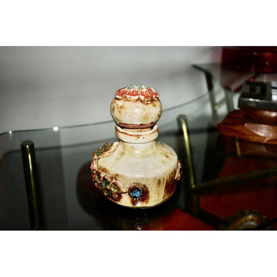 Image 1 of Vintage ceramic bottle for La Roue Vallauris