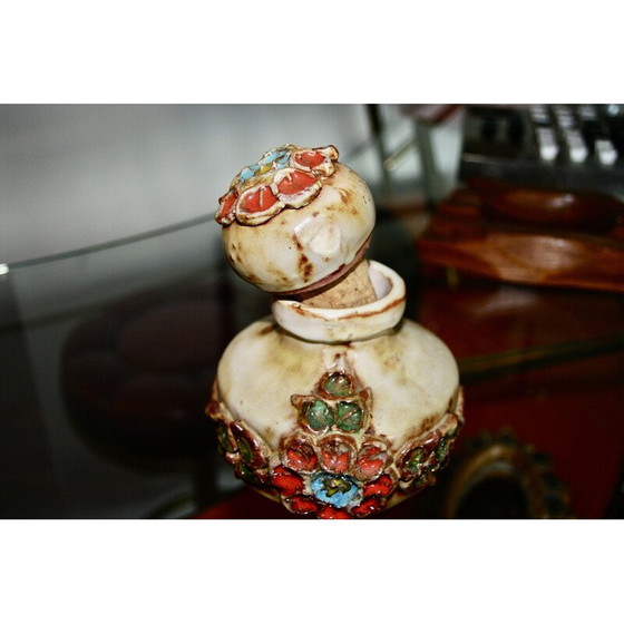 Image 1 of Vintage ceramic bottle for La Roue Vallauris