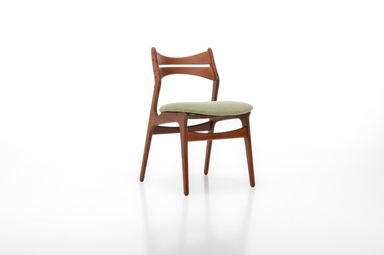 Image 1 of Vintage Dining Chairs By Erik Buch For Christian Christensen Møbelfabrik, 1960S, Set Of 6 - Vintage Stoelen