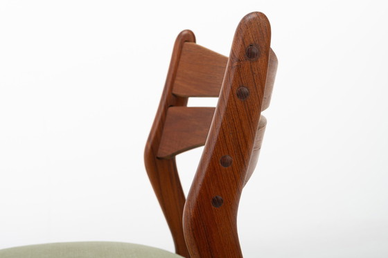 Image 1 of Vintage Dining Chairs By Erik Buch For Christian Christensen Møbelfabrik, 1960S, Set Of 6 - Vintage Stoelen