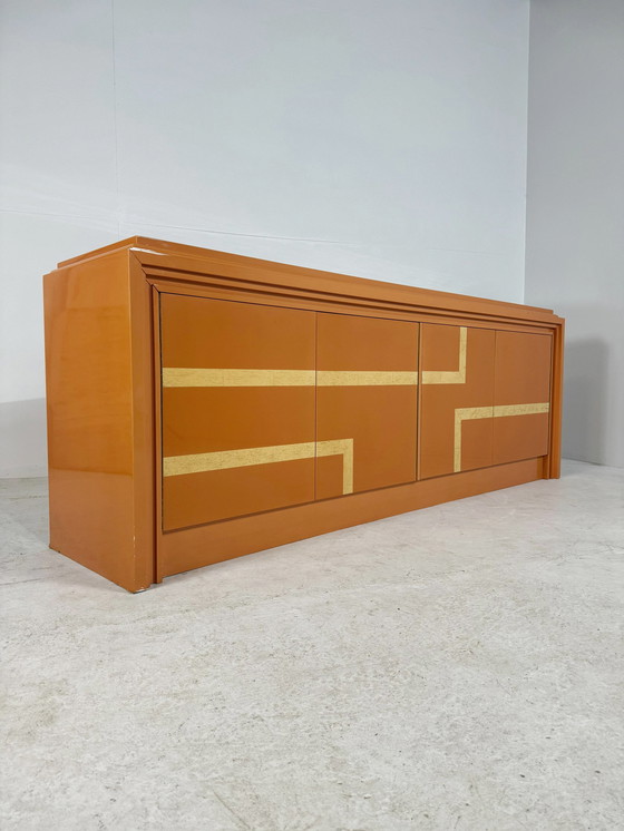 Image 1 of Italian lacquered sideboard