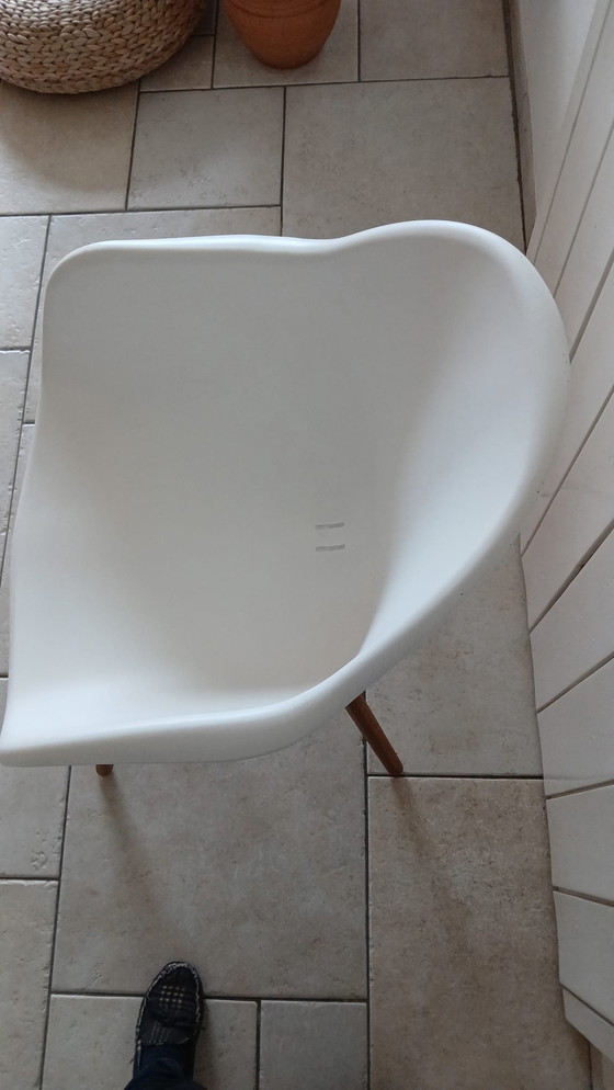 Image 1 of 4X Dining Chairs Armchairs Tub Chairs White