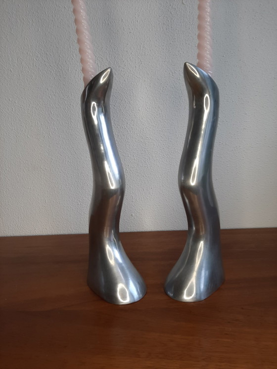 Image 1 of 2x Anna Efverlund candlesticks