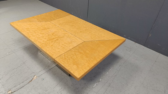 Image 1 of Vintage Ash Wood Coffee Table by Paul Michel, 1970s