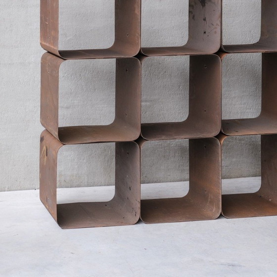 Image 1 of Vintage industrial modular shelving display, Belgium 1970s