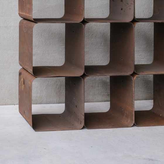 Image 1 of Vintage industrial modular shelving display, Belgium 1970s