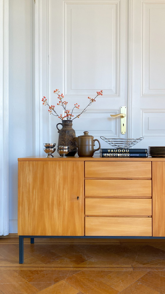 Image 1 of Beautiful light wood sideboard from the 1960s