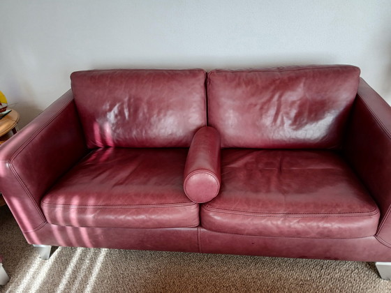 Image 1 of Machalke Sofa Set With Original Leather Cushions