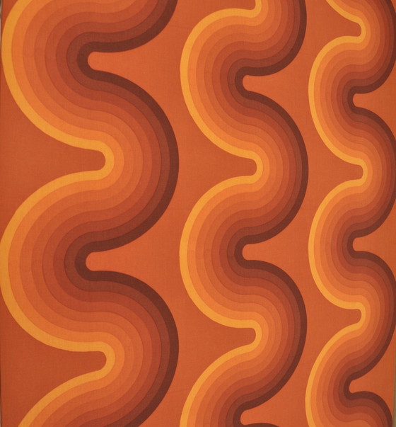 Image 1 of Fabric Board By Verner Panton For Mira Spectrum, 1970S