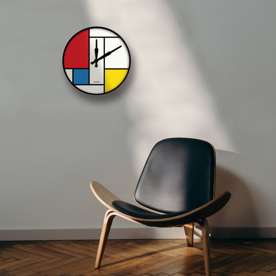 Image 1 of Cloudnola Composition Mondriaan Wall Clock