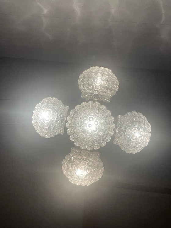 Image 1 of Chandelier 60's retro lighting - Kamenicky Senov