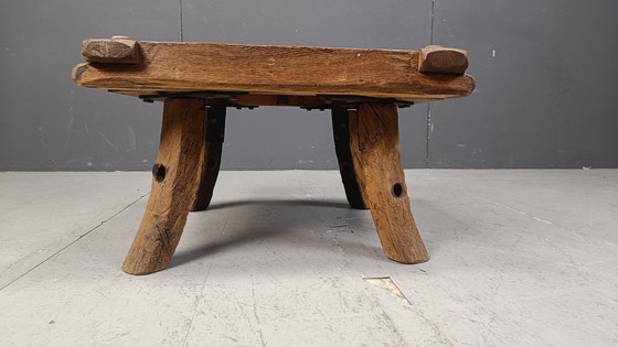 Image 1 of Vintage Copper Plated Brutalist Coffee Table, 1970S