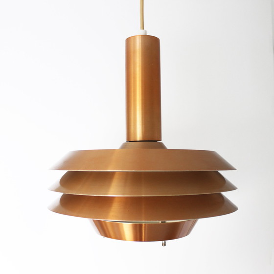 Image 1 of Mid-Century Copper Pendant Lamp 60S 70S