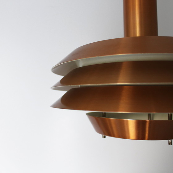 Image 1 of Mid-Century Copper Pendant Lamp 60S 70S