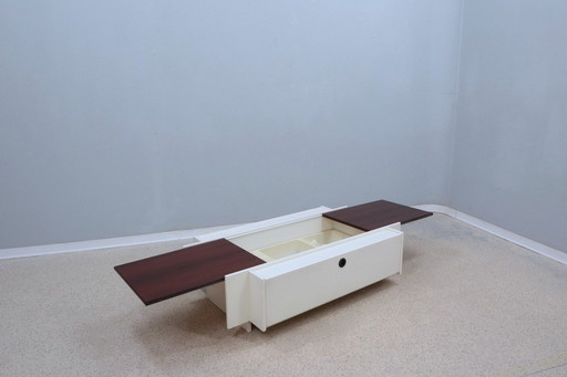 Modular Lacquered Coffee Table With Bar Fiarm 1960S