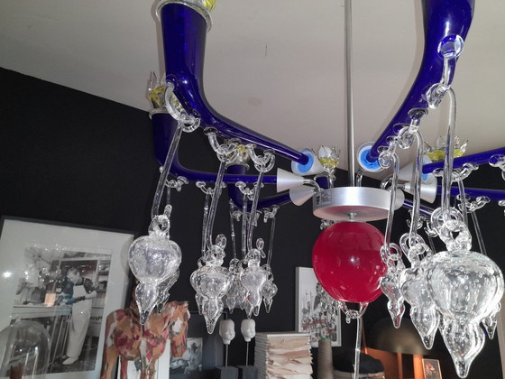 Image 1 of Luigi Serafini Chandelier By Tersite Milano Venezia Artemide