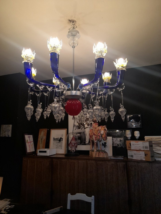 Image 1 of Luigi Serafini Chandelier By Tersite Milano Venezia Artemide