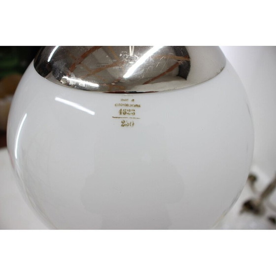 Image 1 of Vintage Chrome Bauhaus Pendant 1930s