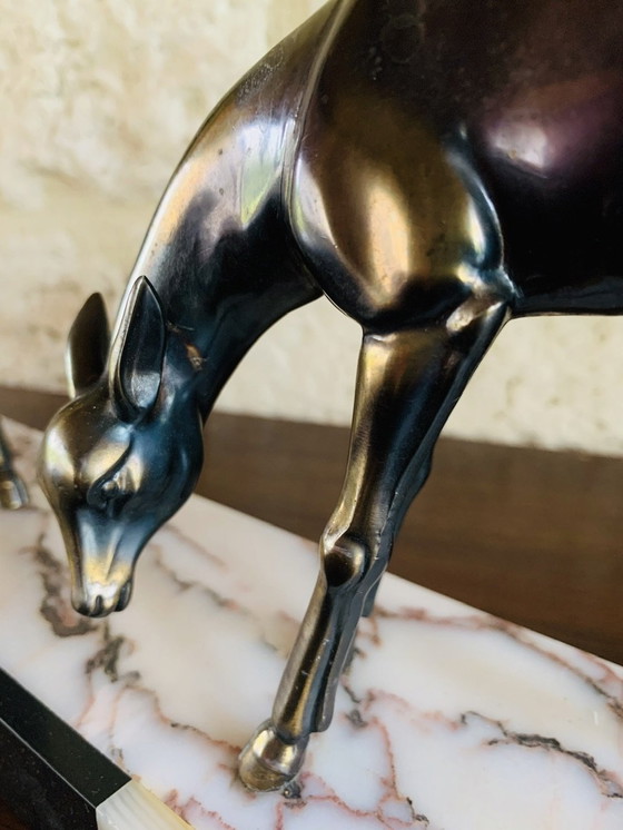 Image 1 of Vintage Deer Sculpture, 1940’S
