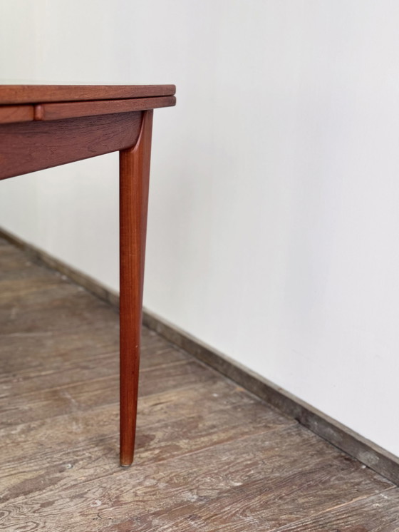 Image 1 of Large Danish Extendable Dining Table in Teak by Niels O. Møller for J.L. Møller, 1950s