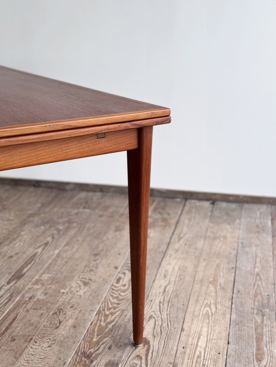 Image 1 of Large Danish Extendable Dining Table in Teak by Niels O. Møller for J.L. Møller, 1950s