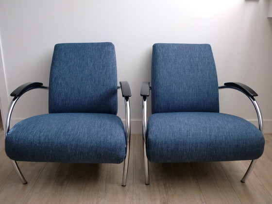 Image 1 of Gelderland Armchair 5470 Design Jan Des Bouvrie As New 2X