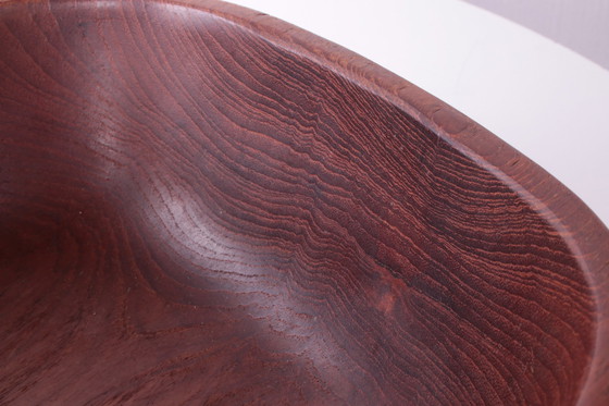 Image 1 of Grande ciotola vintage in teak dalla Danimarca, anni '60