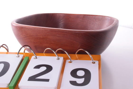 Image 1 of Grande ciotola vintage in teak dalla Danimarca, anni '60