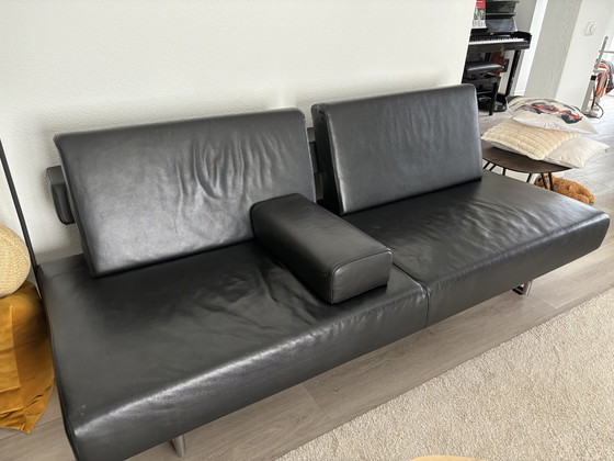 Image 1 of 2.5 Leather Seater Sofa Cloak Sun