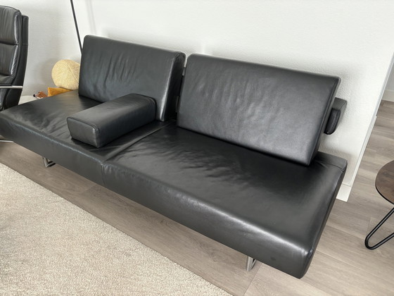 Image 1 of 2.5 Leather Seater Sofa Cloak Sun